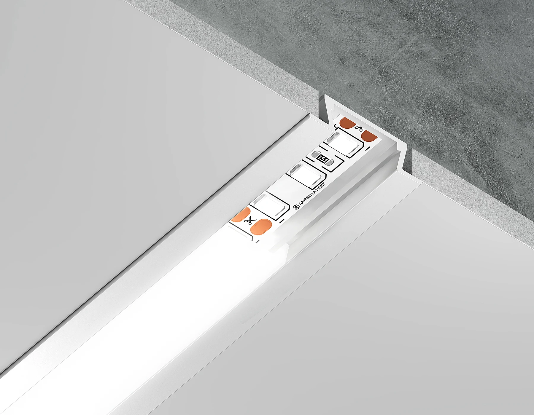Профиль Ambrella Illumination GP1001WH