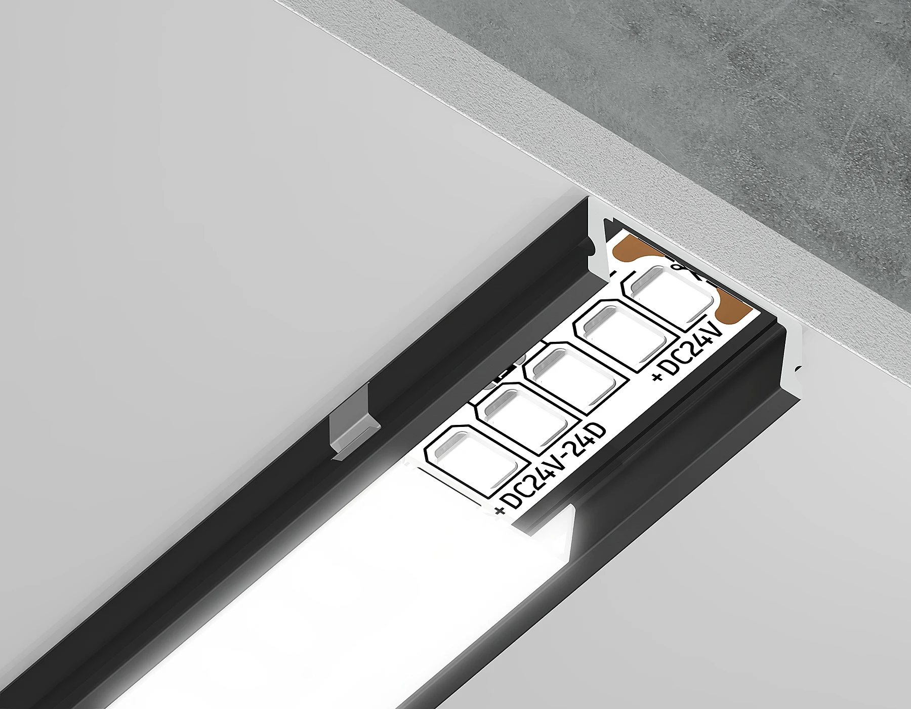 Профиль Ambrella Illumination GP1700BK