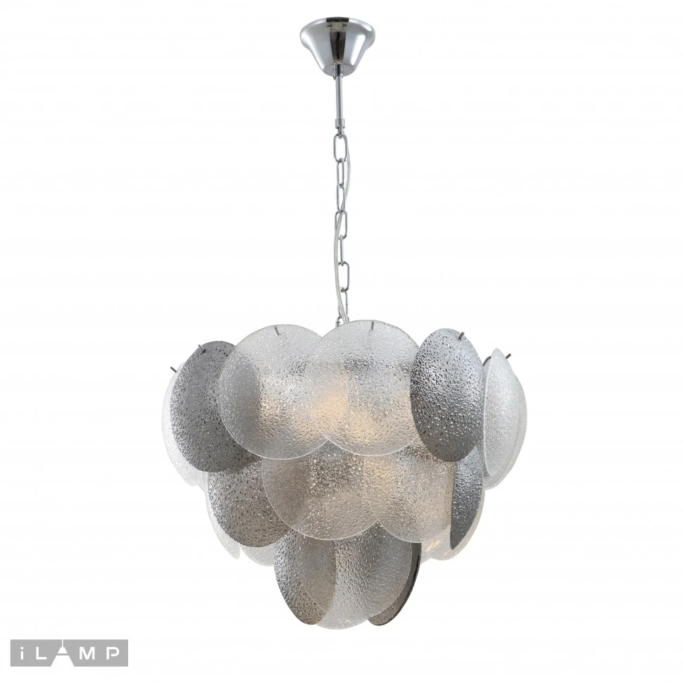 Подвесная люстра iLamp Rivoli 15617-9 CR+MULT