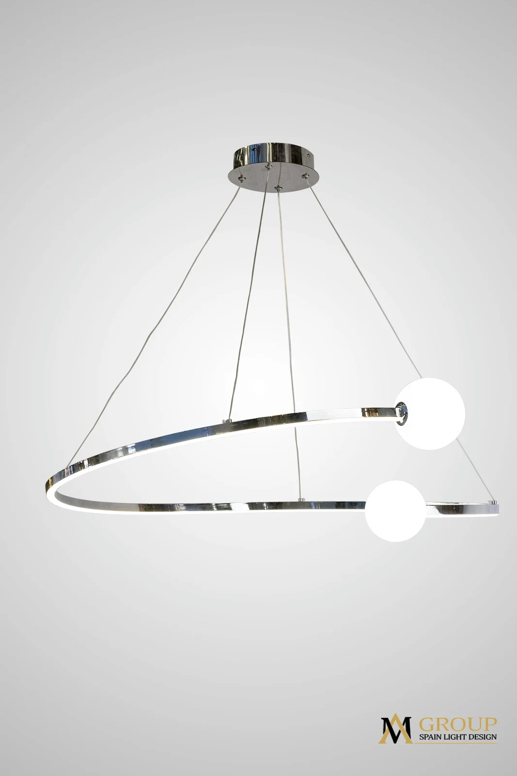 Подвесная люстра AM Group AM461 D600 CROM