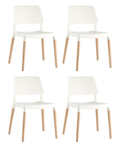 Комплект стульев Stool Group Bistro 8086 WHITE BOX