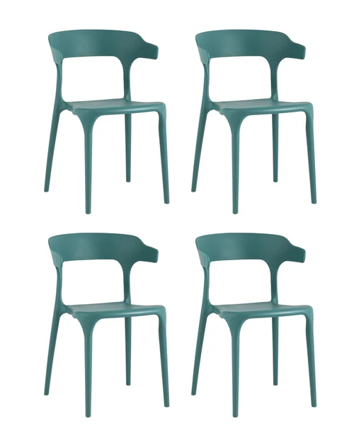 Комплект стульев Stool Group Neo SL-7082 dark blue 66014 BOX