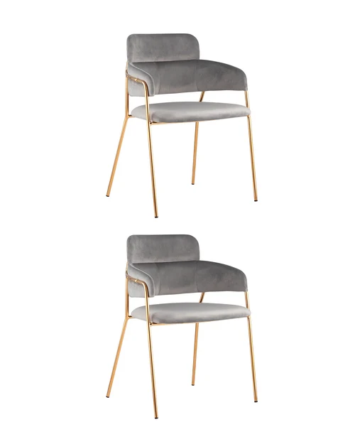 Комплект стульев Stool Group Полин FDC6085 LIGHT GREY FUT-79 BOX