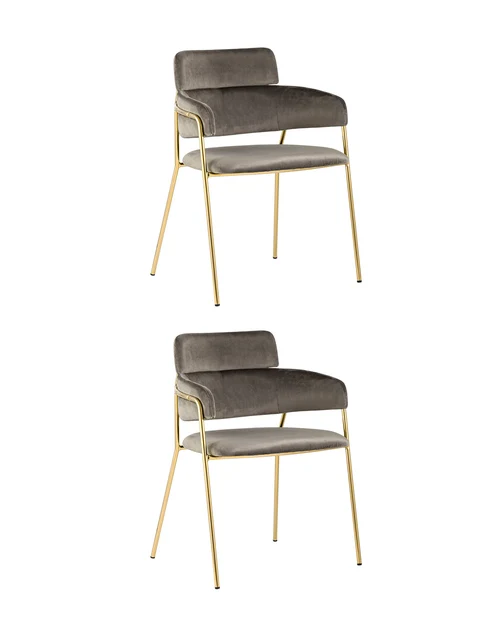 Комплект стульев Stool Group Полин FDC6085 BROWN FUT-54 BOX