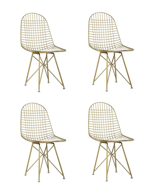 Комплект стульев Stool Group Eiffel AFR-18B-P1 GL/WH BOX