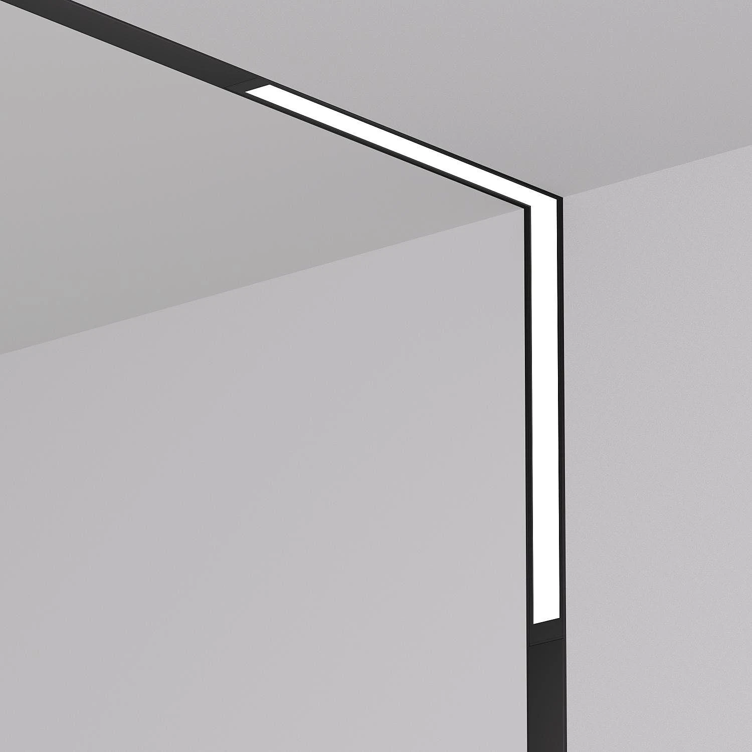 Угловой трековый светильник SMART LINEAR DK8015-BK