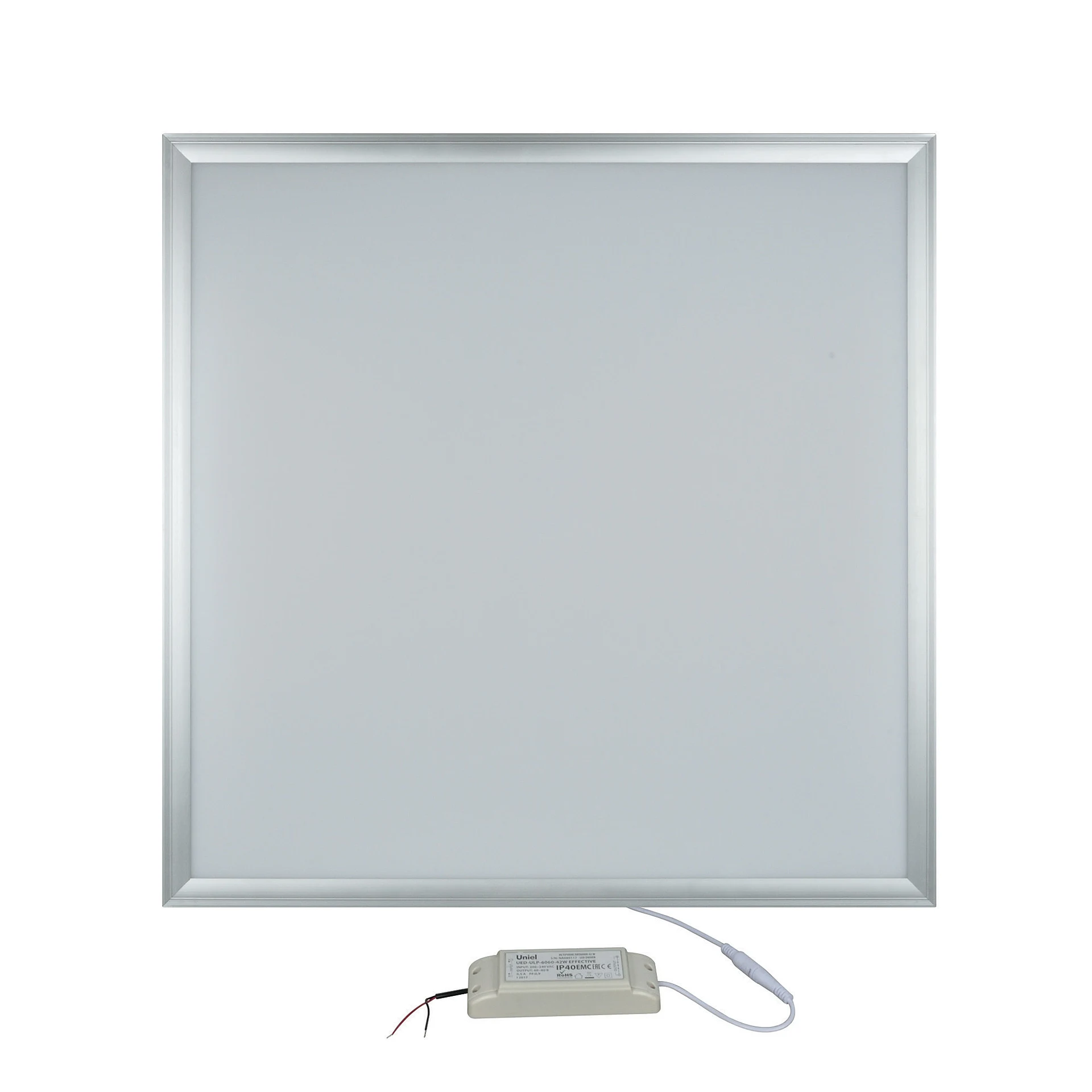 Светильник армстронг Uniel ULP-6060-42W/DW EFFECTIVE SILVER