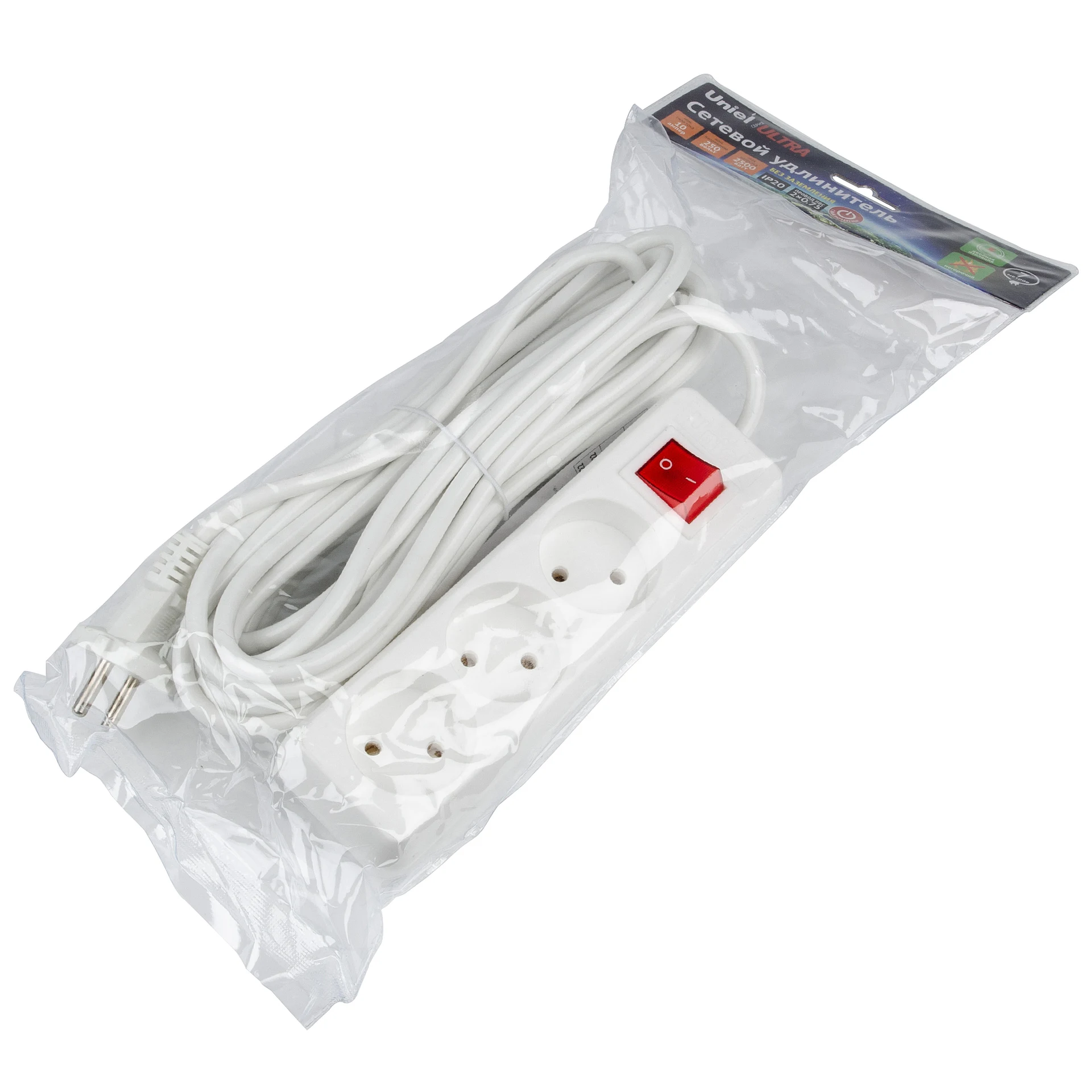 Удлинитель Uniel Ultra S-CU3-7B WHITE