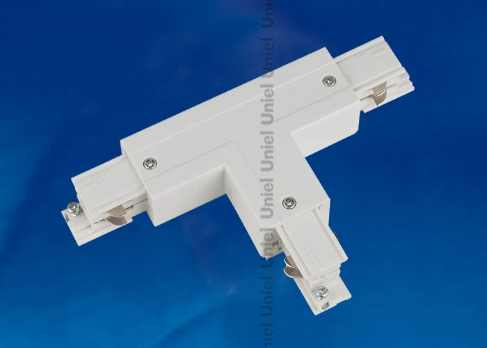 Коннектор для шинопровода Uniel UBX-A34 WHITE 1 POLYBAG