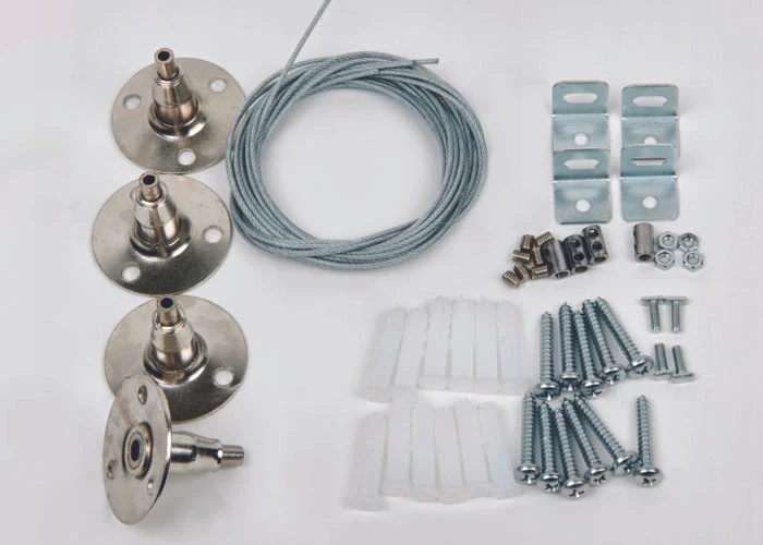 Крепления для светодиодных панелей Uniel UFL-H01 SILVER 100 POLYBAG