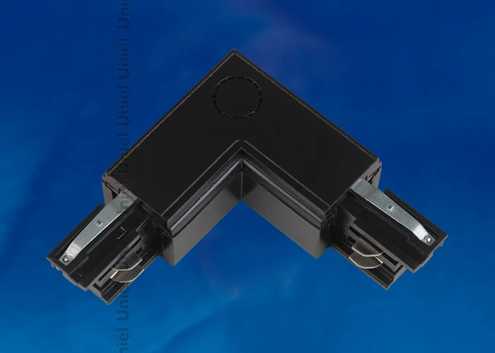 Коннектор для шинопровода Uniel UBX-A21 BLACK 1 POLYBAG