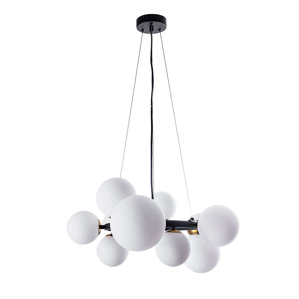 Подвесная люстра Arte Lamp Gemini A2243SP-10BK