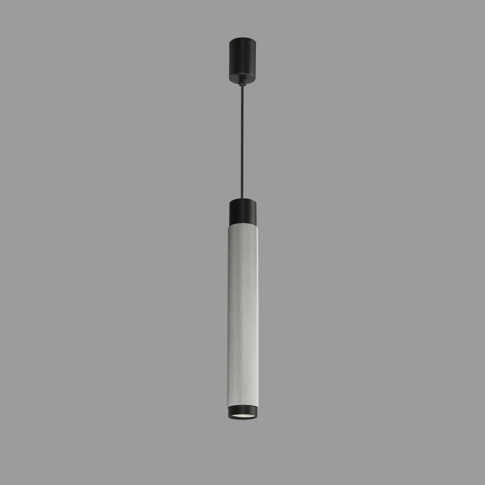 Светильник подвесной ILedex Delta 2366-1 BK+SL
