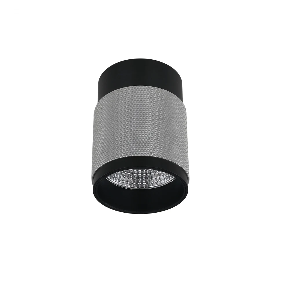 Накладной светильник ILedex Delta 1955-10W-3000K-36 BK+SL