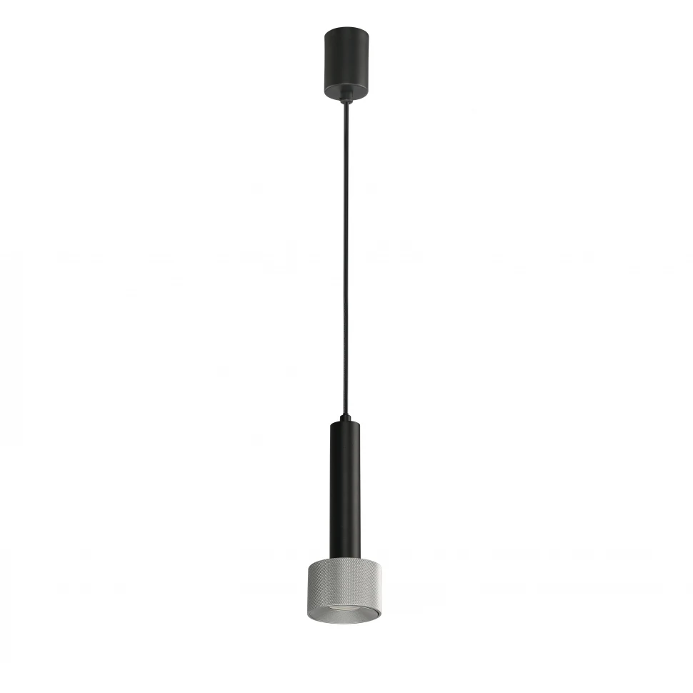 Светильник подвесной ILedex Delta 2362-1 BK+SL