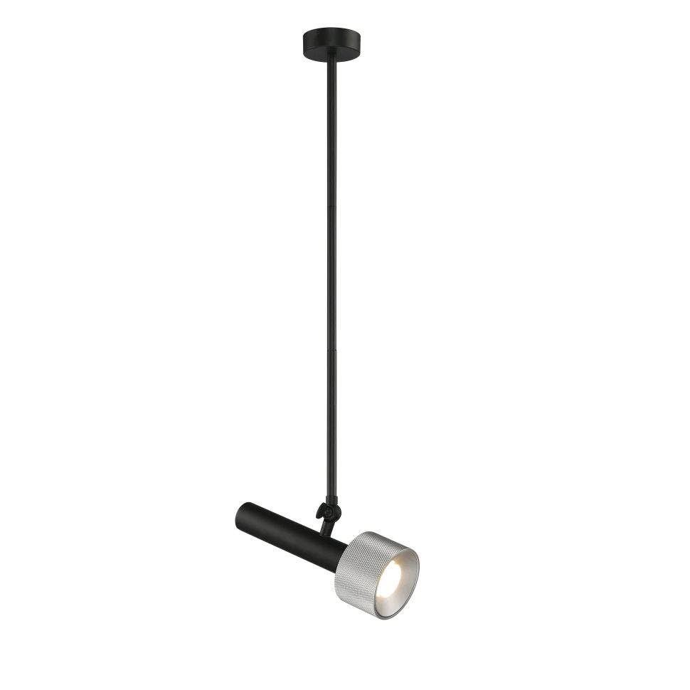 Светильник потолочный ILedex Delta 2361-1 BK+SL