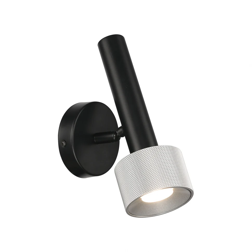 Настенный светильник ILedex Delta 2360-1 BK+SL