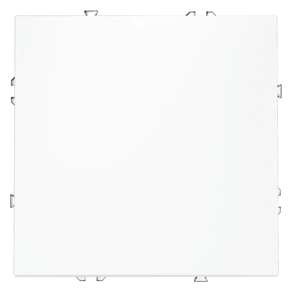 Выключатель встраиваемый VOLTUM S70 одноклавишный 10А, (белый матовый) VLS010102