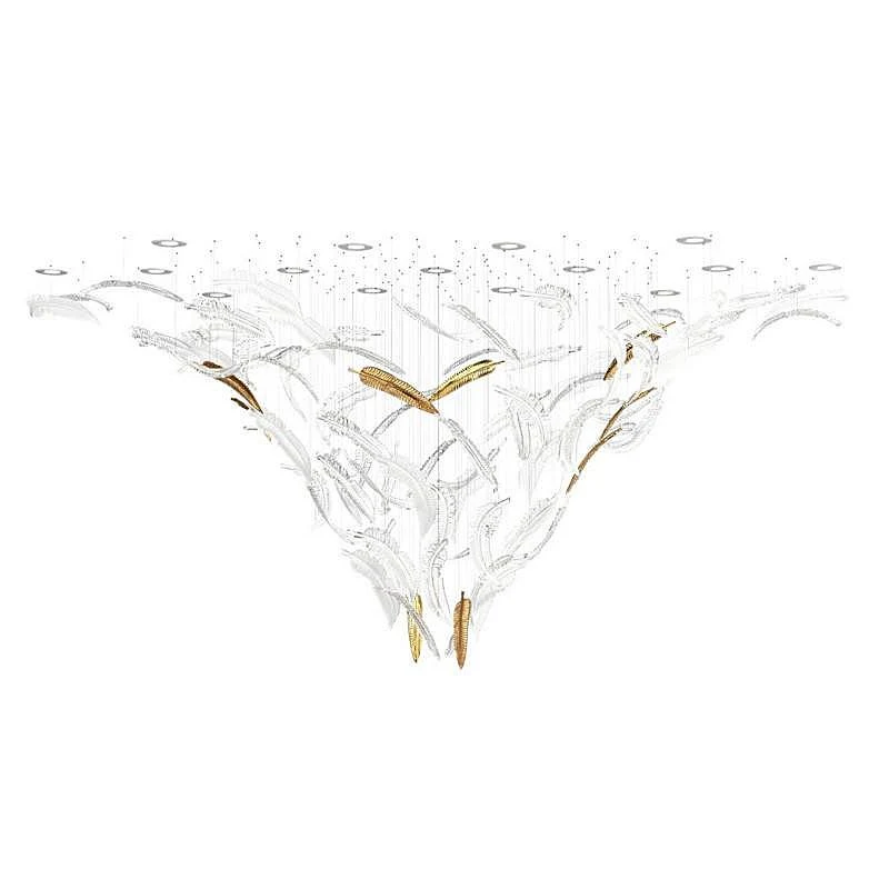 Люстра каскадная L'Arte Luce Luxury Airy L61803