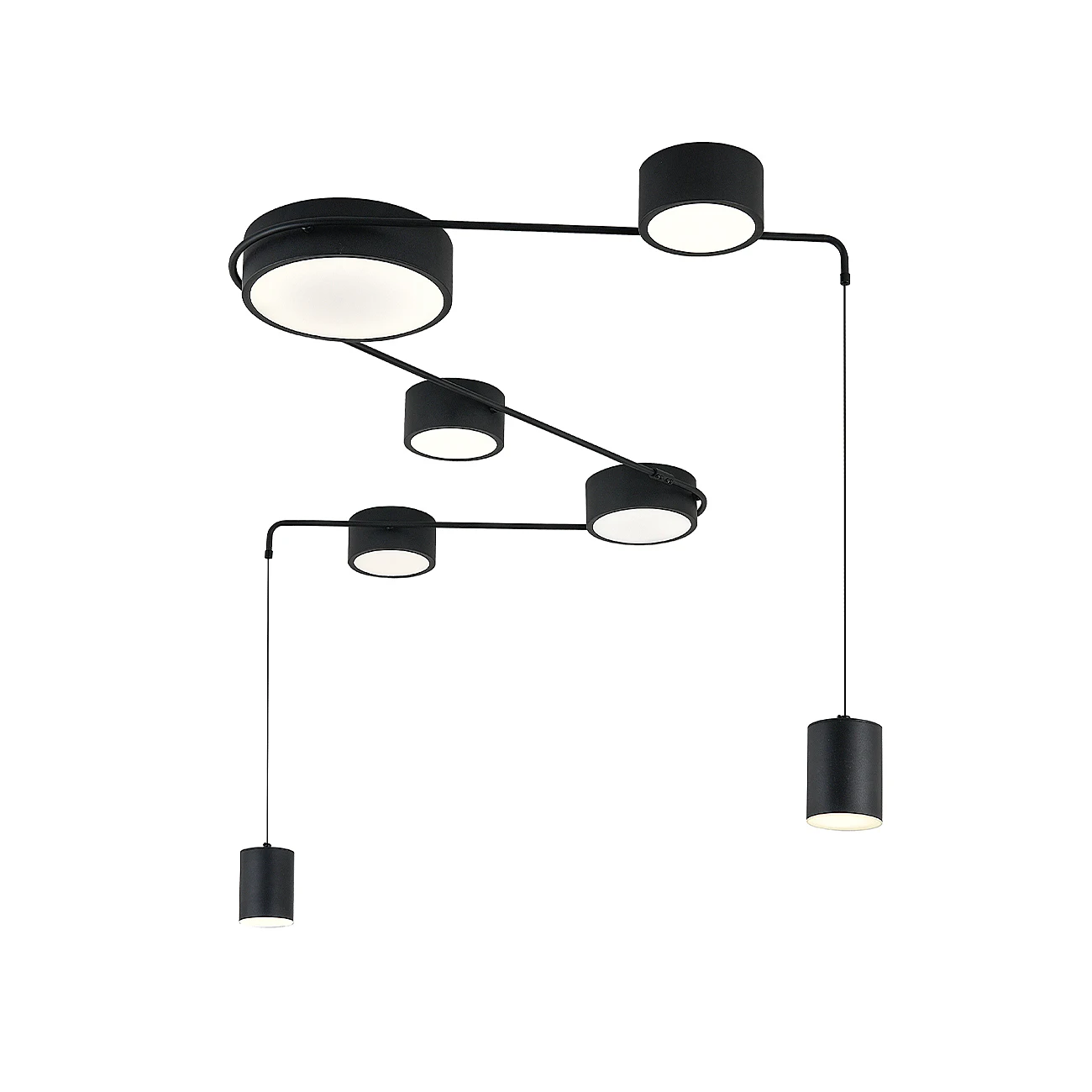 Светильник подвесной Indigo Modulo V000160L 14028/7С Black