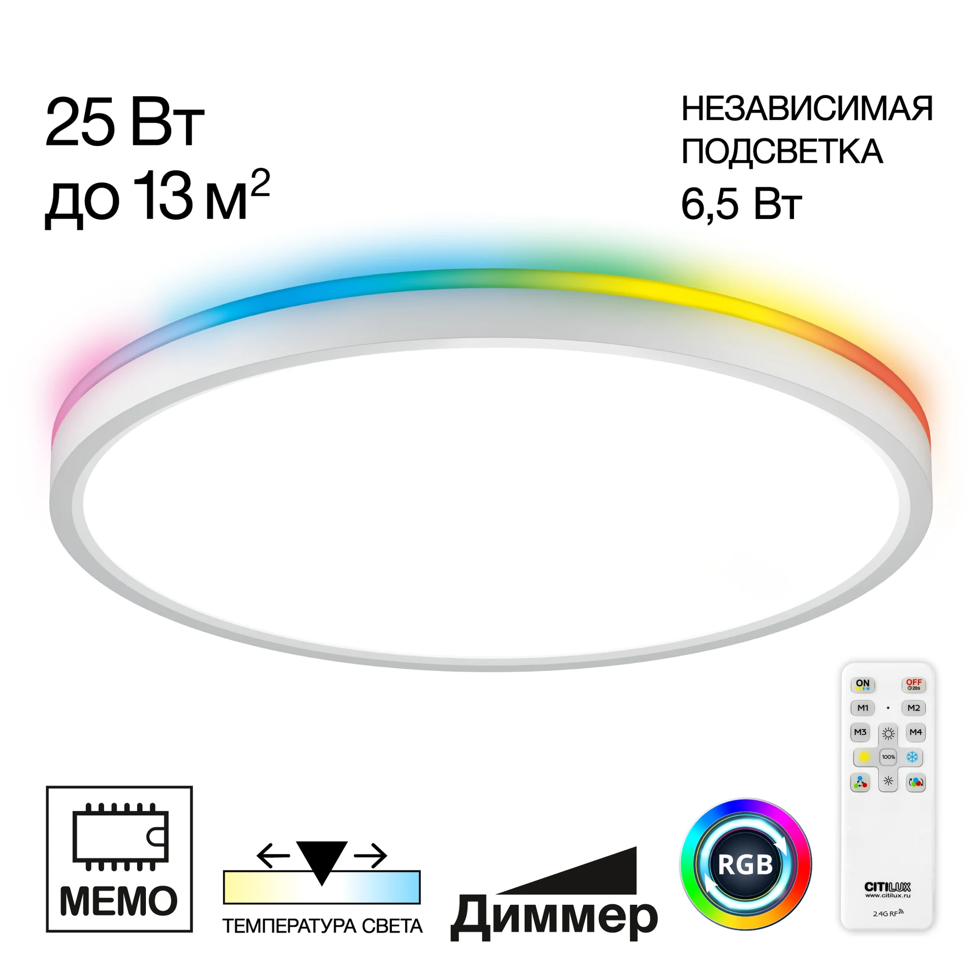 Светильник потолочный Citilux Norma CL749320
