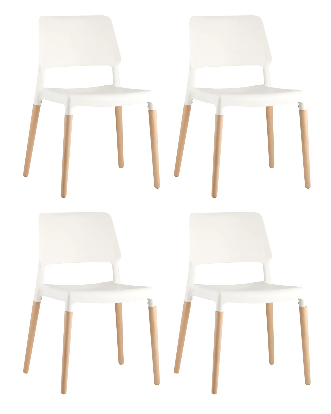 Комплект стульев Stool Group Bistro 8086 WHITE X4