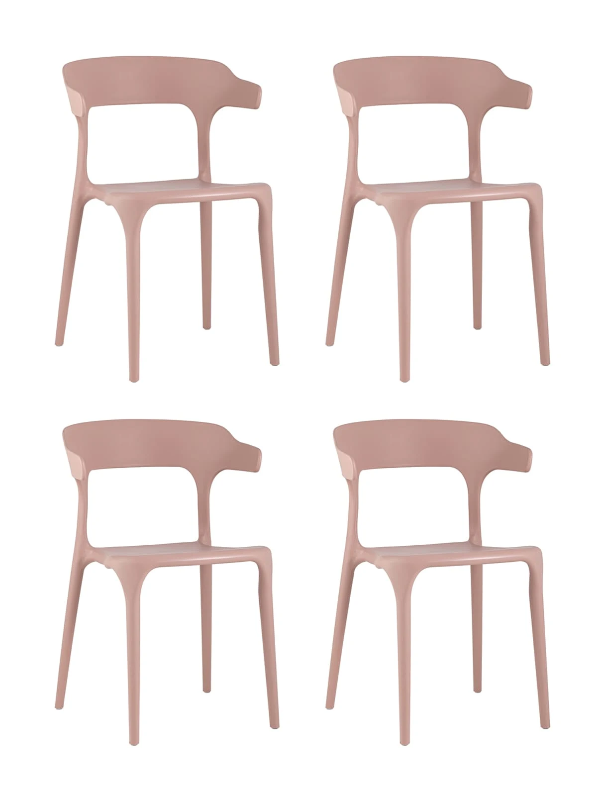 Комплект стульев Stool Group Neo SL-7082 pink 90531 X4