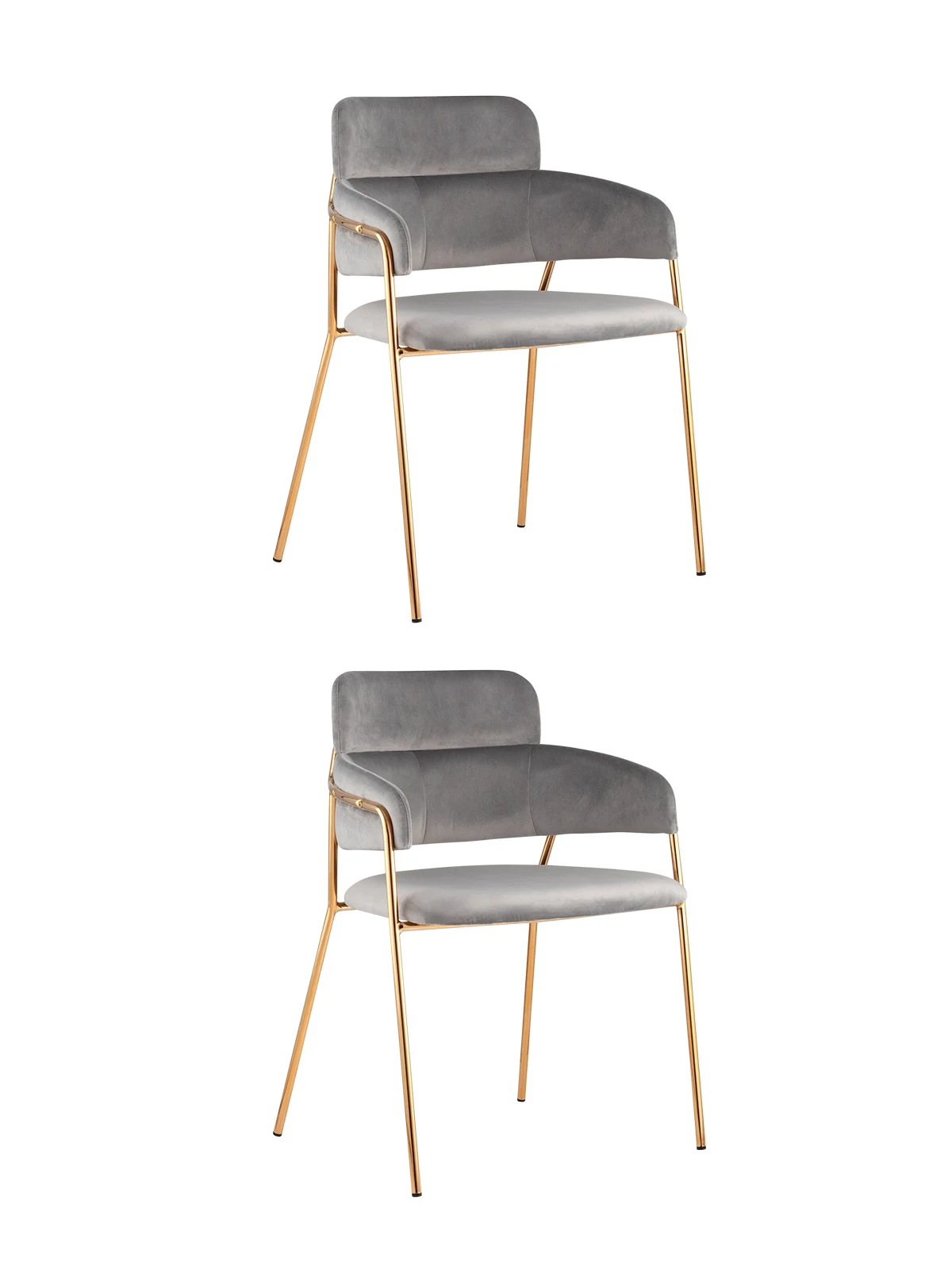 Комплект стульев Stool Group Полин FDC6085 LIGHT GREY FUT-79 X2