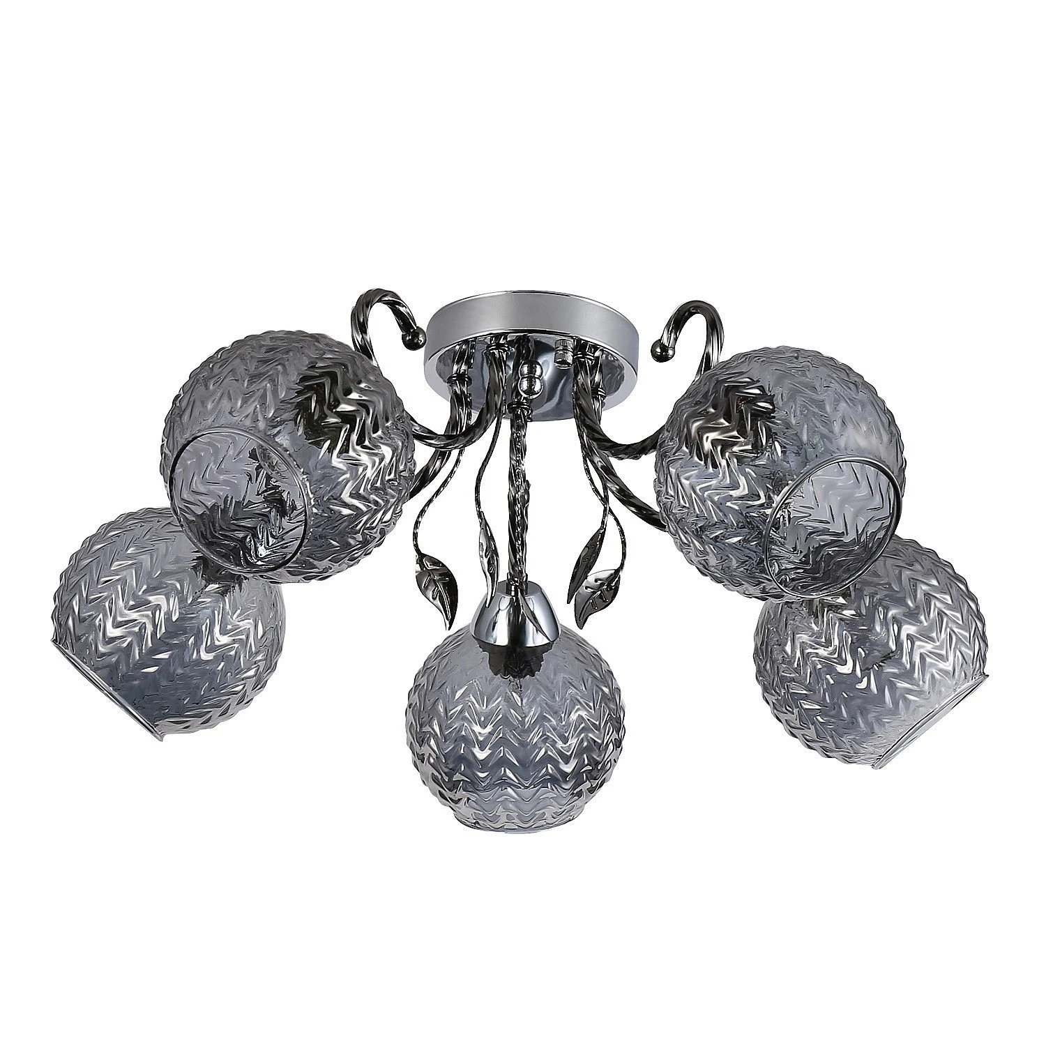 Потолочная люстра ЭкономСвет 12193 12193/5CR+PBK SM