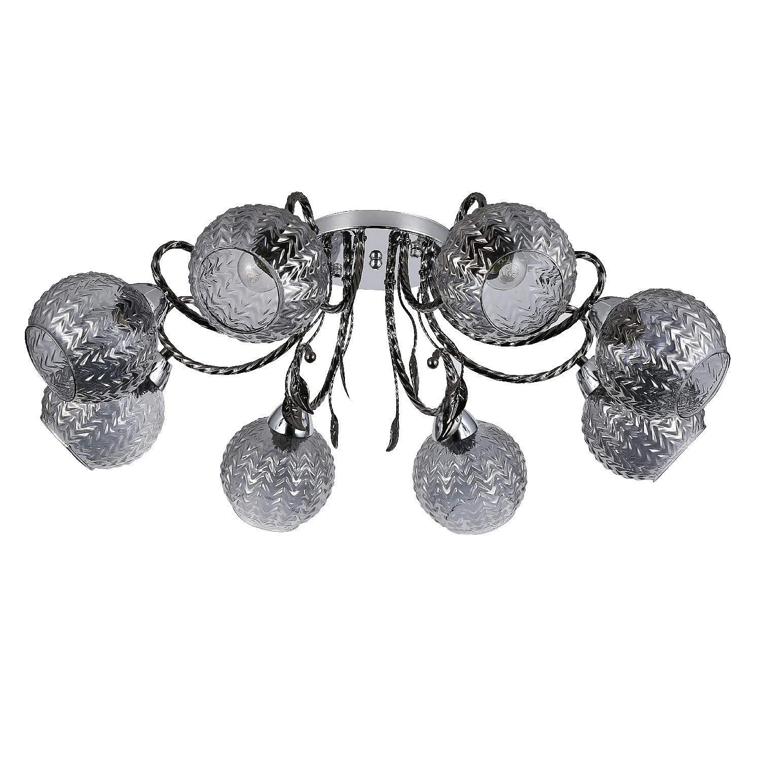 Потолочная люстра ЭкономСвет 12193 12193/8CR+PBK SM