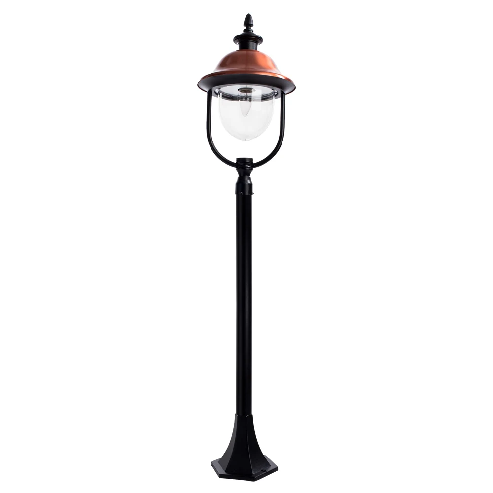 Столб фонарный уличный Arte Lamp BARCELONA A1486PA-1BK