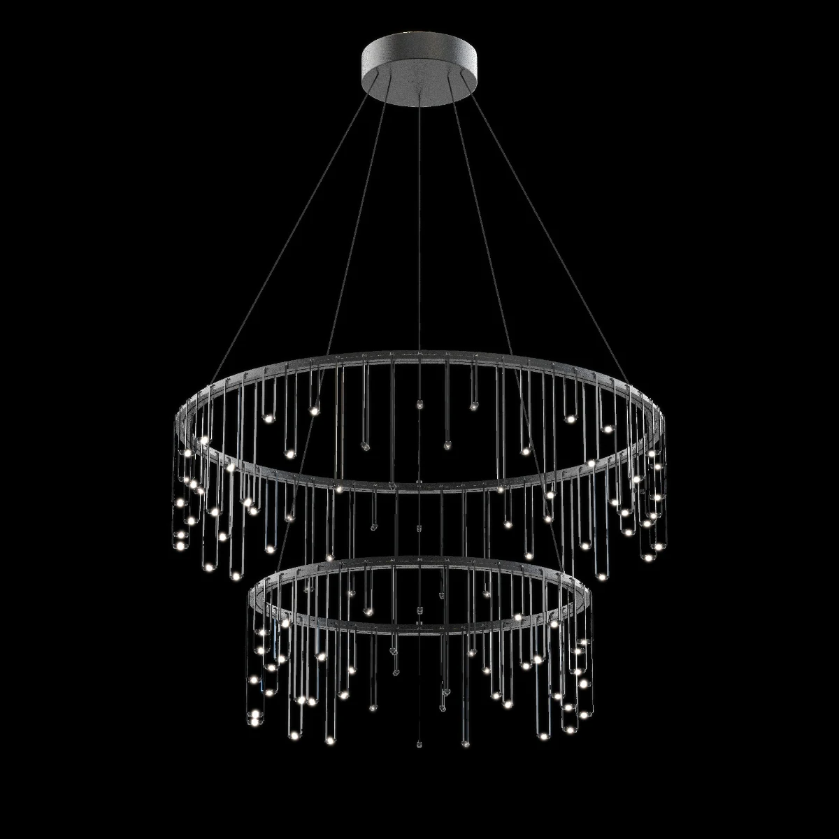 Подвесная люстра Delight Collection MD23001008 MD23001008-2A black