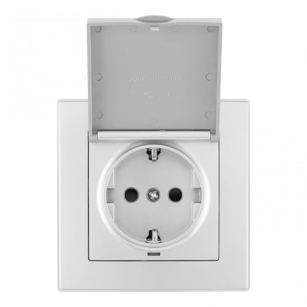 Розетка Arte Milano Set06-1 SET06-1-41-1 silver