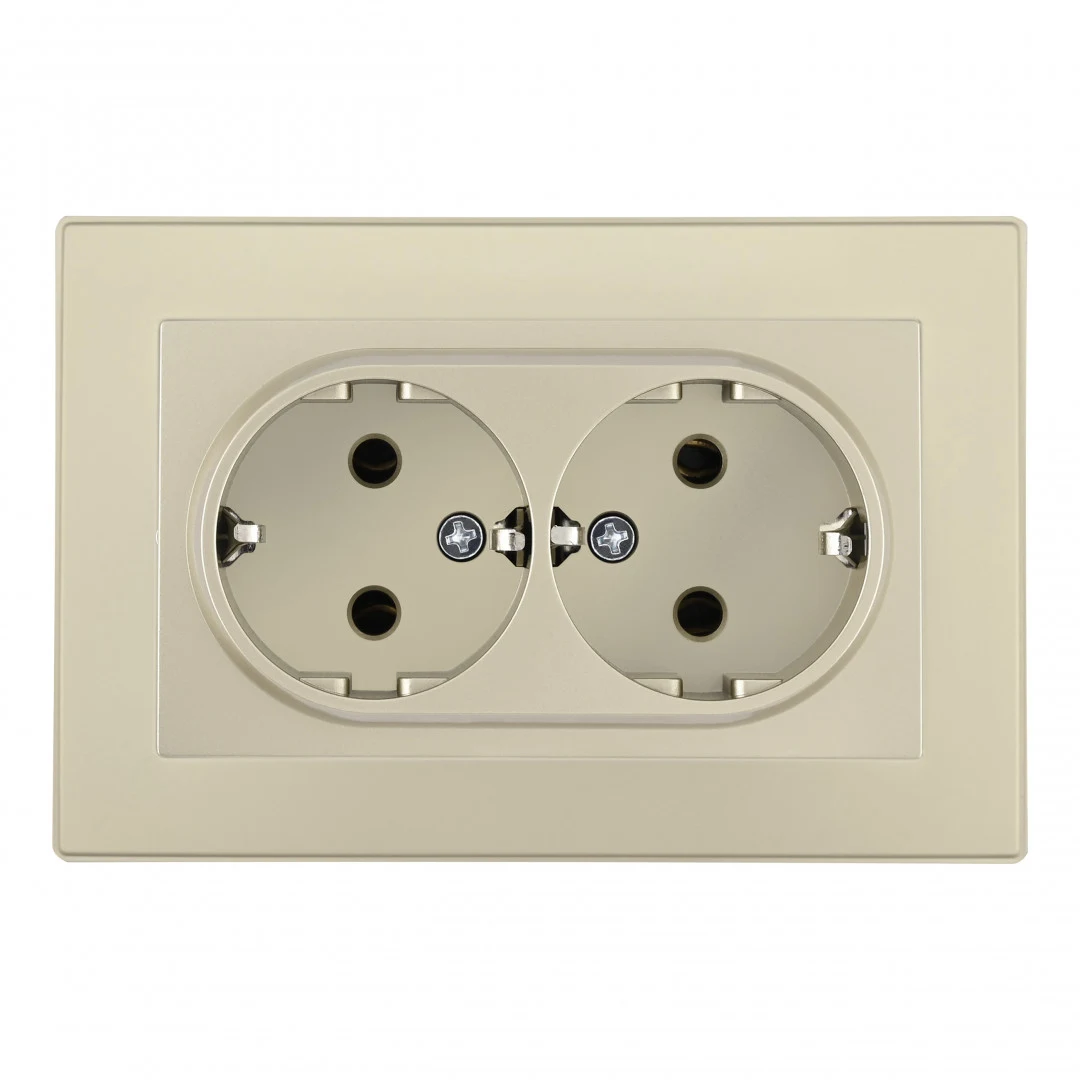 Розетка Arte Milano Set06-2 SET06-double-40-2 shampan