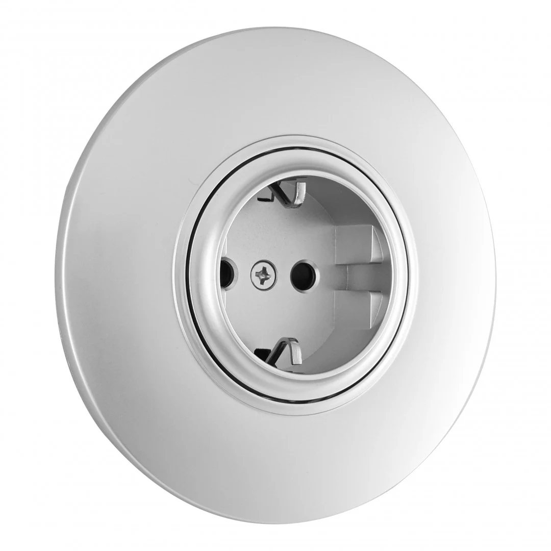 Розетка Arte Milano Set08-1 SET08-1-40-1 silver