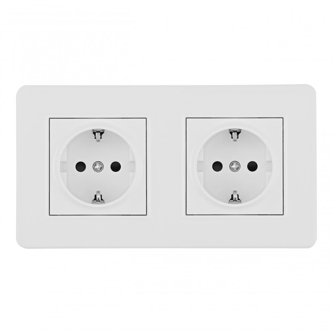 Розетка Arte Milano Set16-2 SET16-2-40-1x2 white