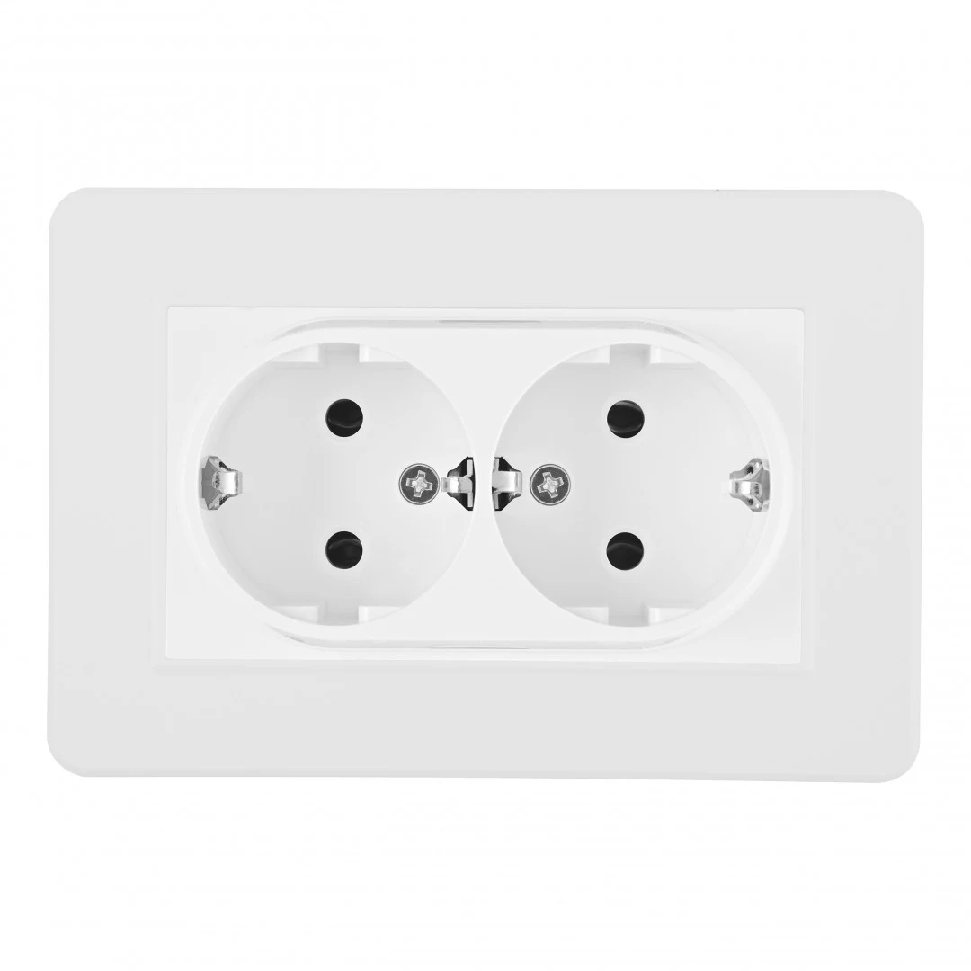 Розетка Arte Milano Set16-2 SET16-double-40-2 white
