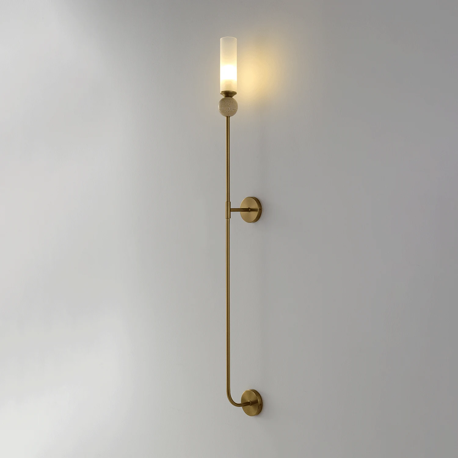 Настенное бра Crystal Lux Simply SIMPLY AP1.2 BRASS