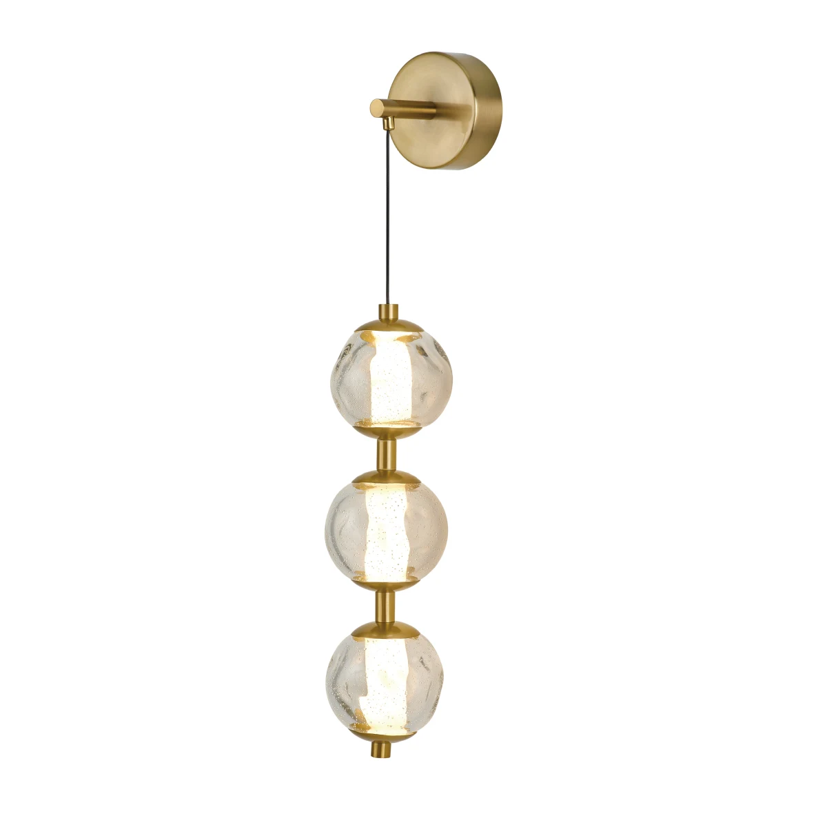 Настенное бра Delight Collection OD2437 OB2437 brass/clear