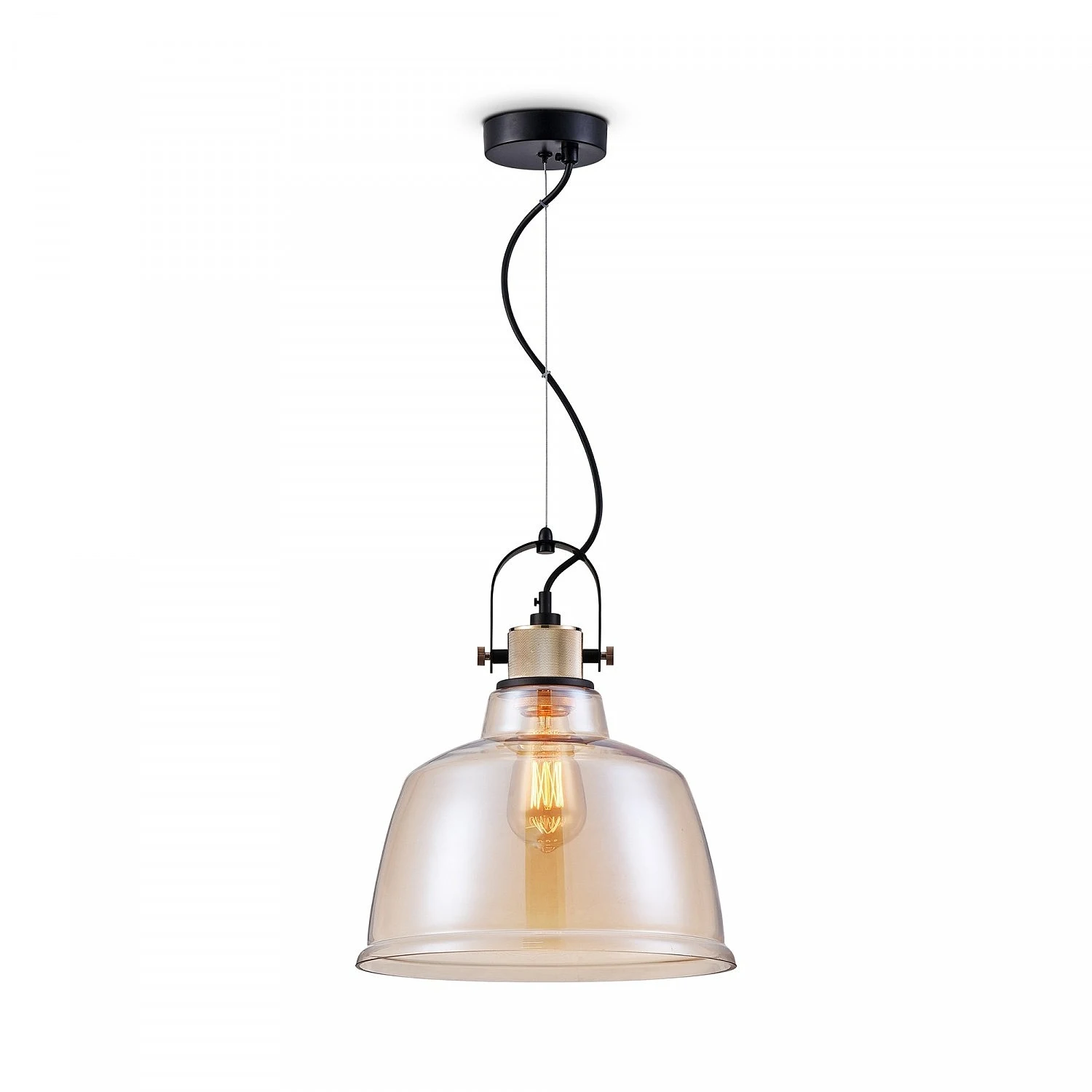Светильник подвесной Gerhort G51155 G51155/1 BK AMB DL