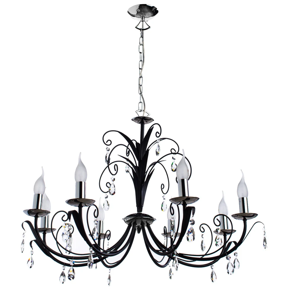 Подвесная люстра Arte Lamp ROMANA A1742LM-8BK