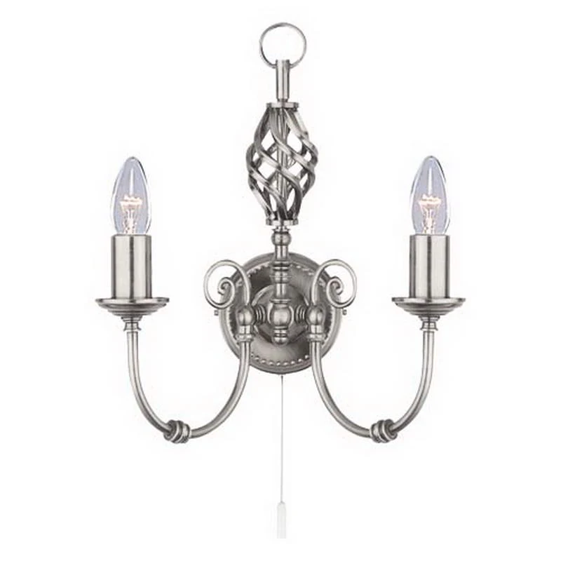 Настенное бра Arte Lamp ZANZIBAR A8392AP-2SS