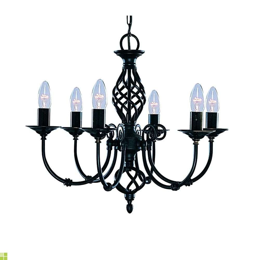 Подвесная люстра Arte Lamp ZANZIBAR A8392LM-6BK
