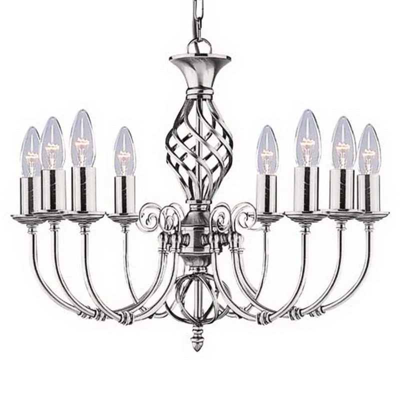 Подвесная люстра Arte Lamp ZANZIBAR A8392LM-8SS