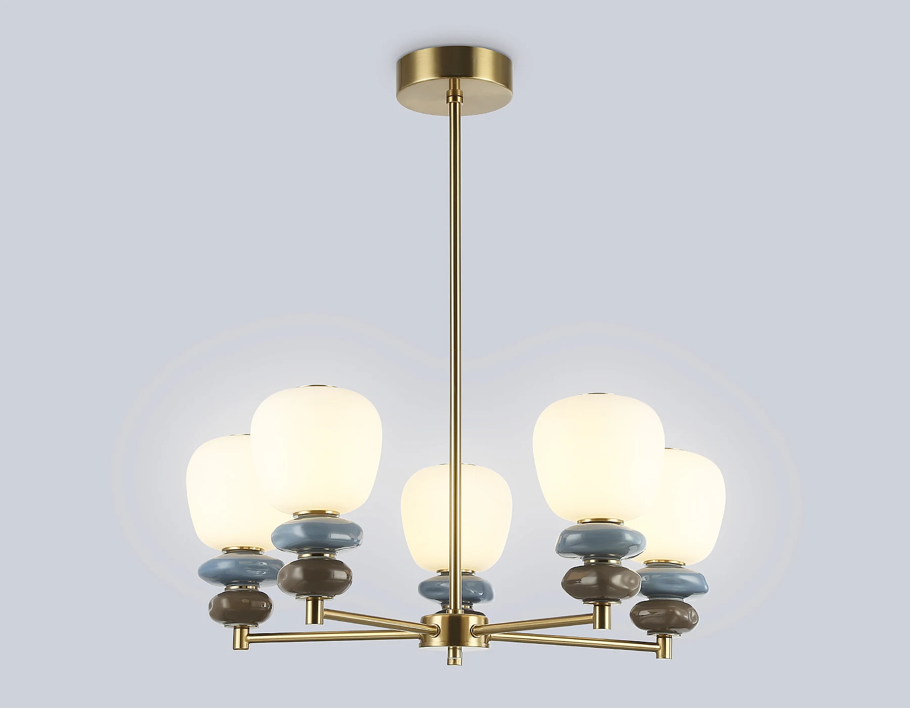 Люстра на штанге Ambrella Ceramo Modern LH53164