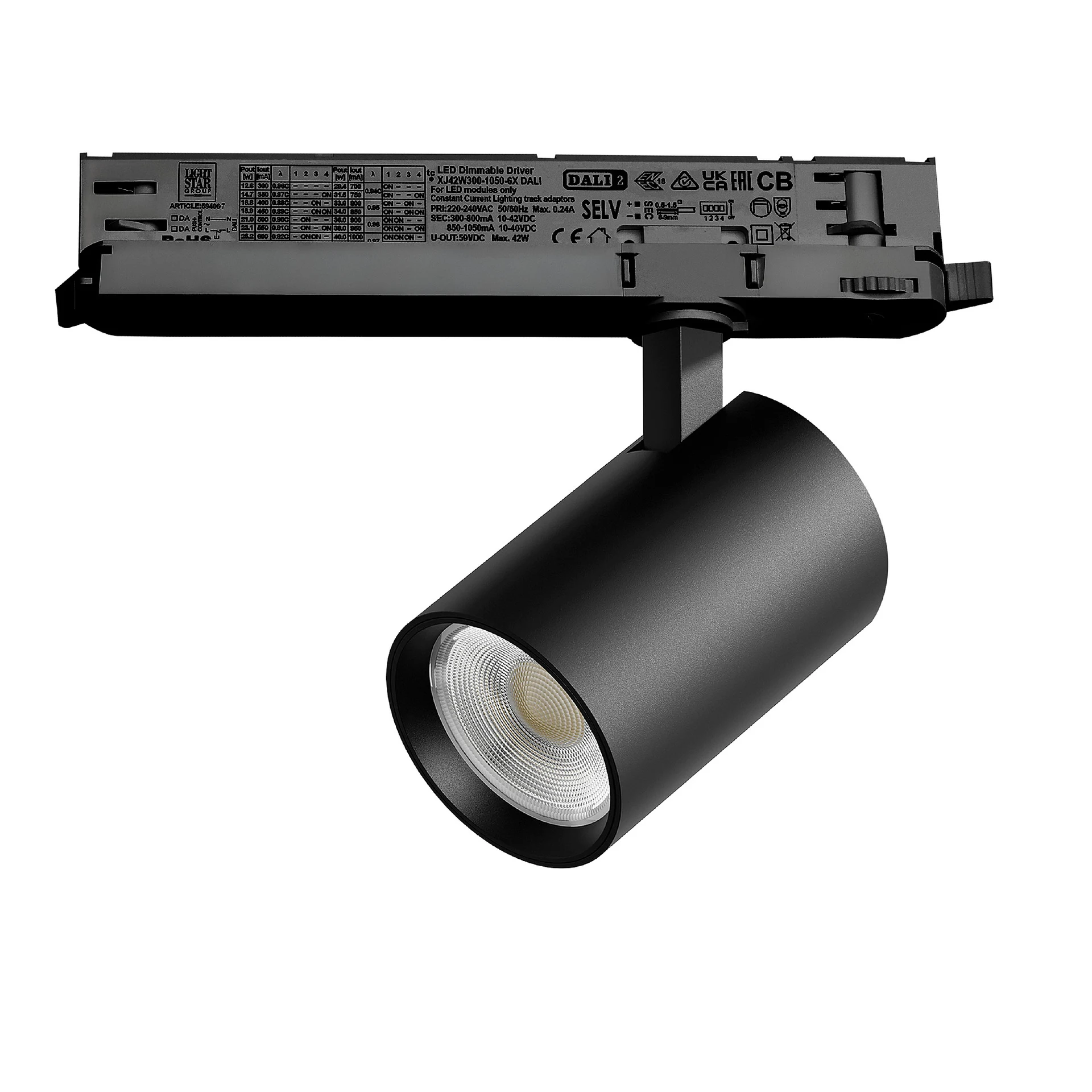 Трековый светильник Lightstar Alta Base A5237DALI
