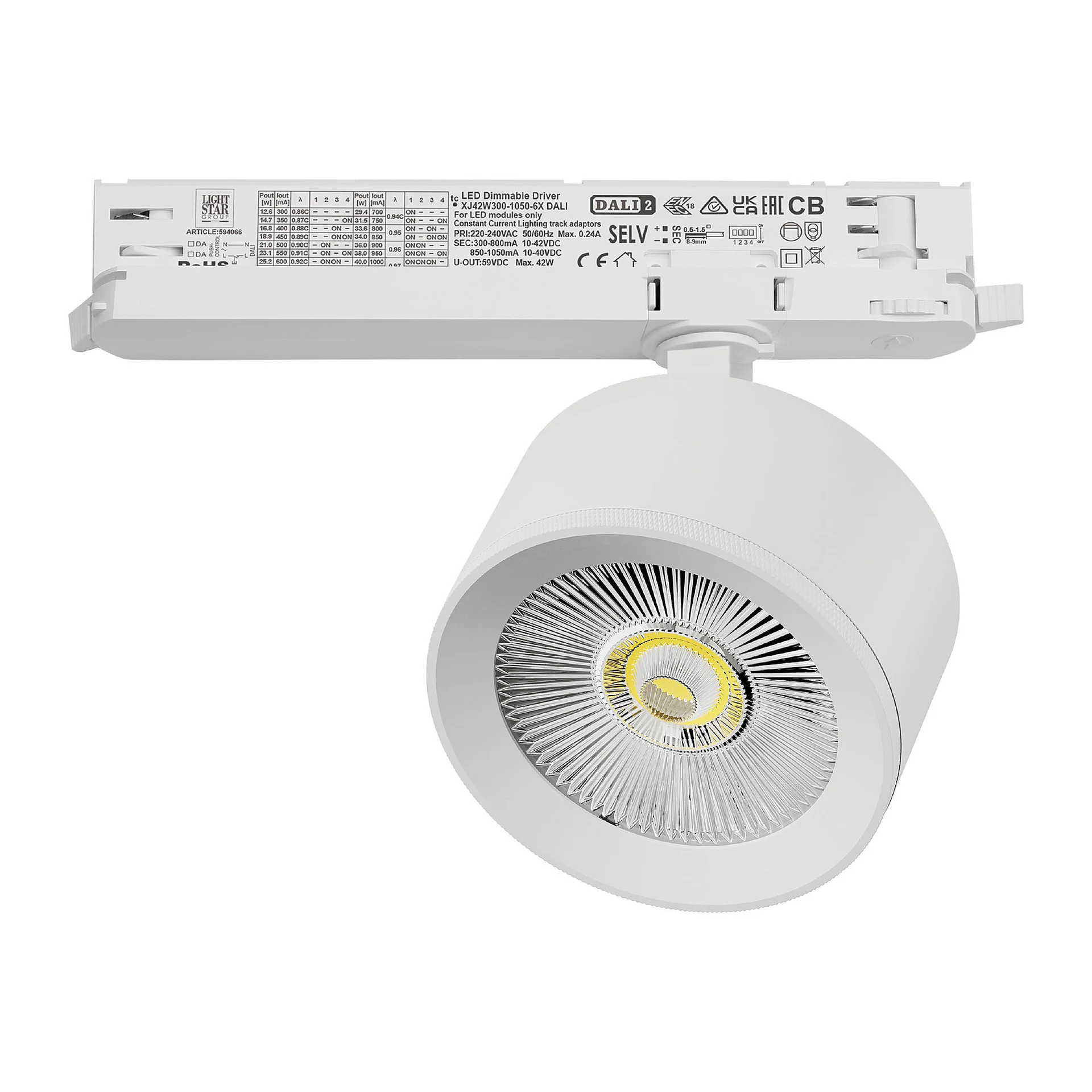 Трековый светильник Lightstar Alta Pro A5536DALI