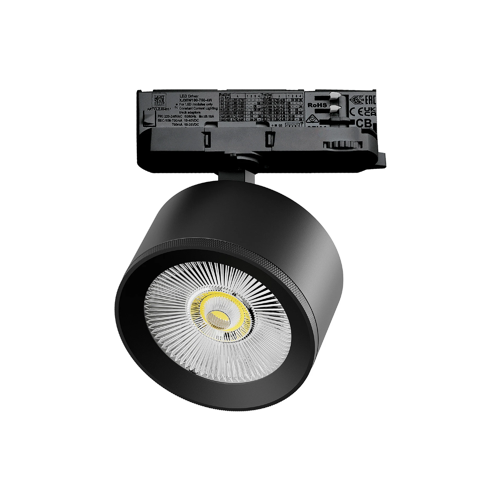 Трековый светильник Lightstar Alta Pro A5537QT