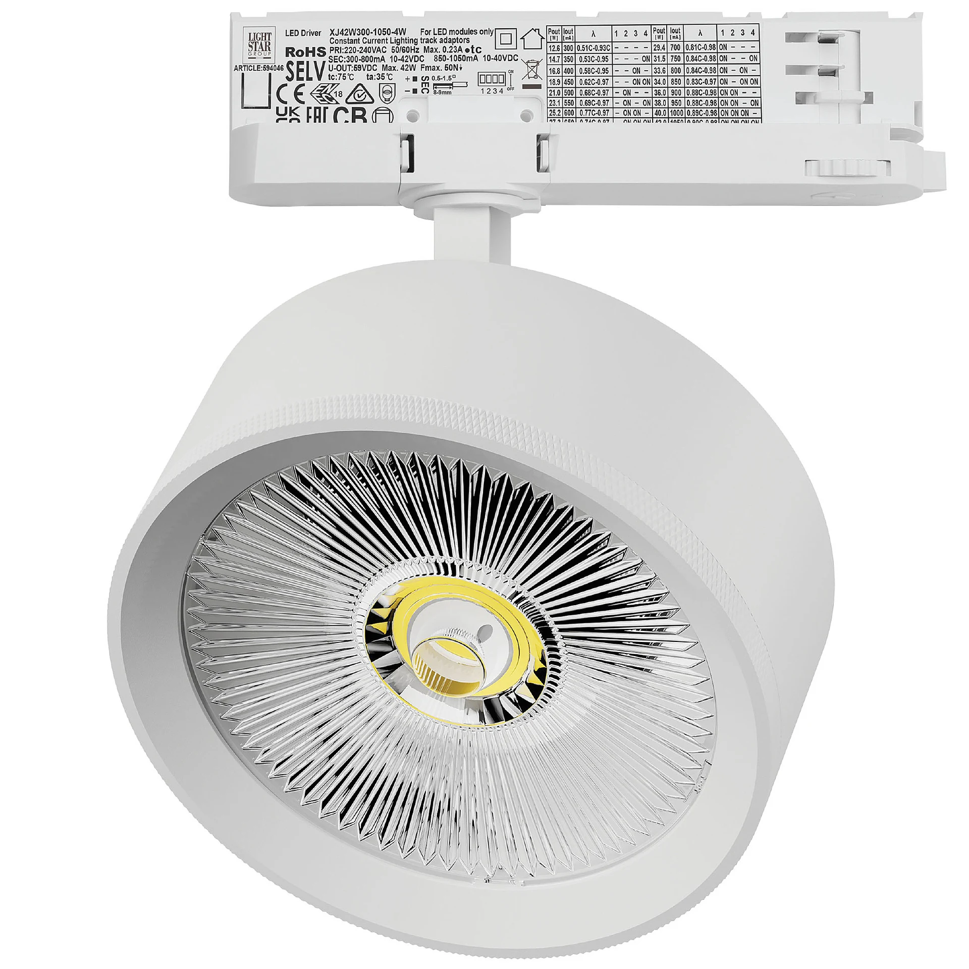 Трековый светильник Lightstar Alta Pro A5746QT