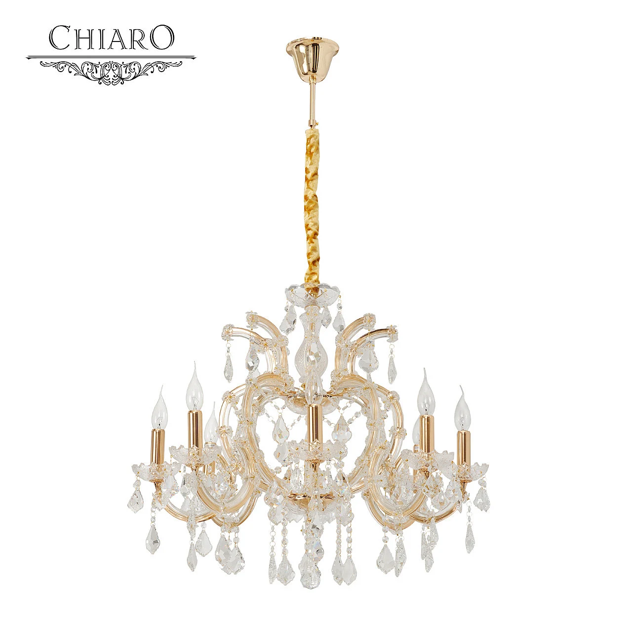 Хрустальная люстра Chiaro Луиза 383010308